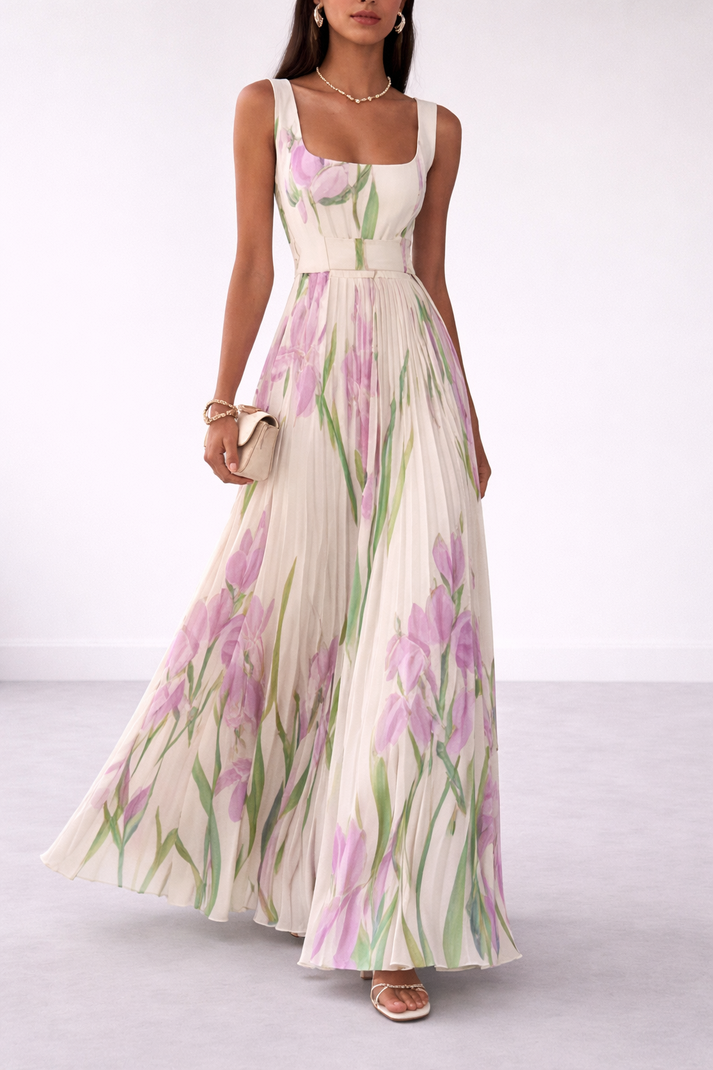 Vestido Largo “Soft Bloom”
