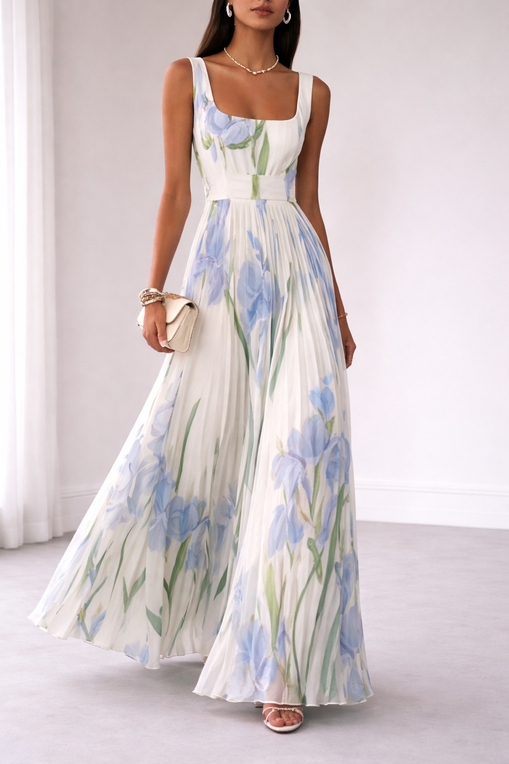 Vestido Largo “Soft Bloom”
