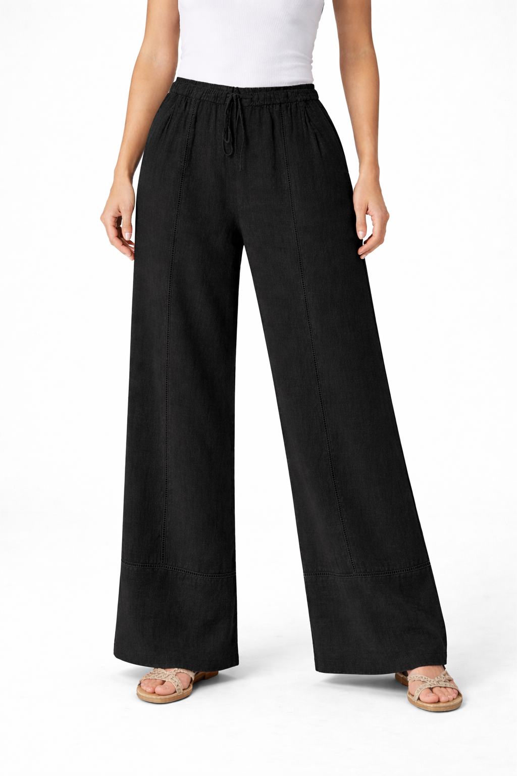 Pantalón Palazzo Line Fluido