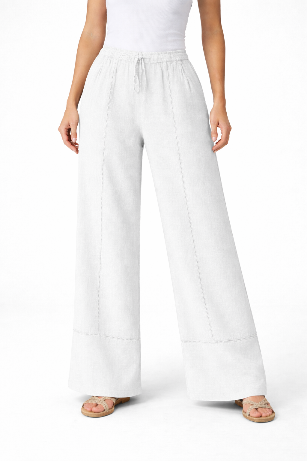 Pantalón Palazzo Line Fluido