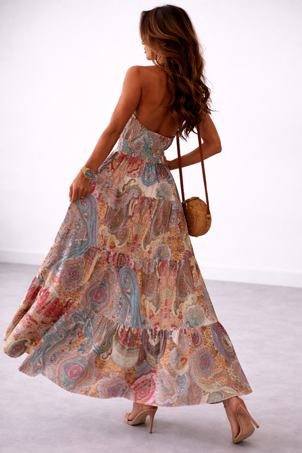 Vestido Largo Boho “Paisley Sunset”